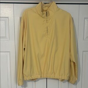 Eddie Bauer Yellow Half-Zip Jacket
